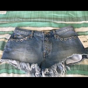 Free People Jeans Shorts